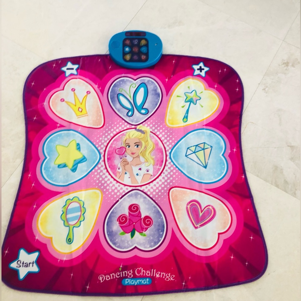 Interactive Pink Dancing Playmat with Music